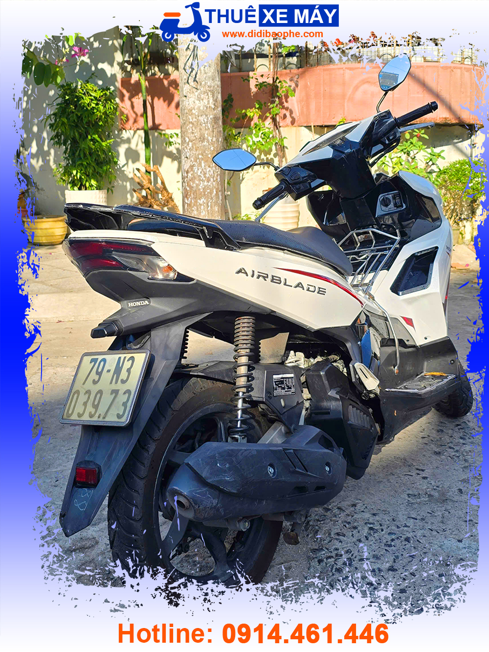 Cho thuê xe máy Honda Airblade