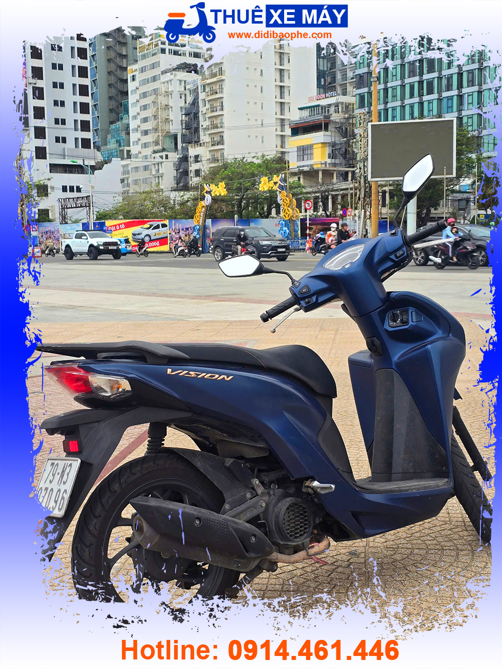 Cho thuê xe máy Honda Vision 2022