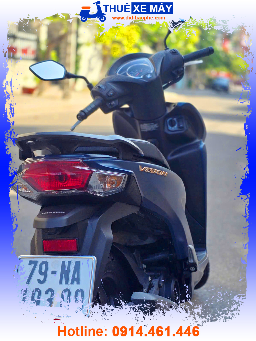 Cho thuê xe máy Honda Vision 2024